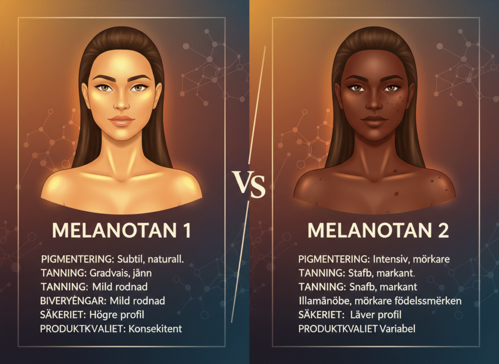 Melanotan 1 vs 2